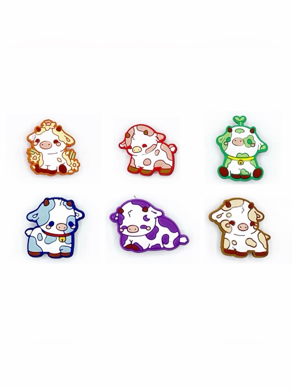 Cow Shoe Charms for Crocs Shoes